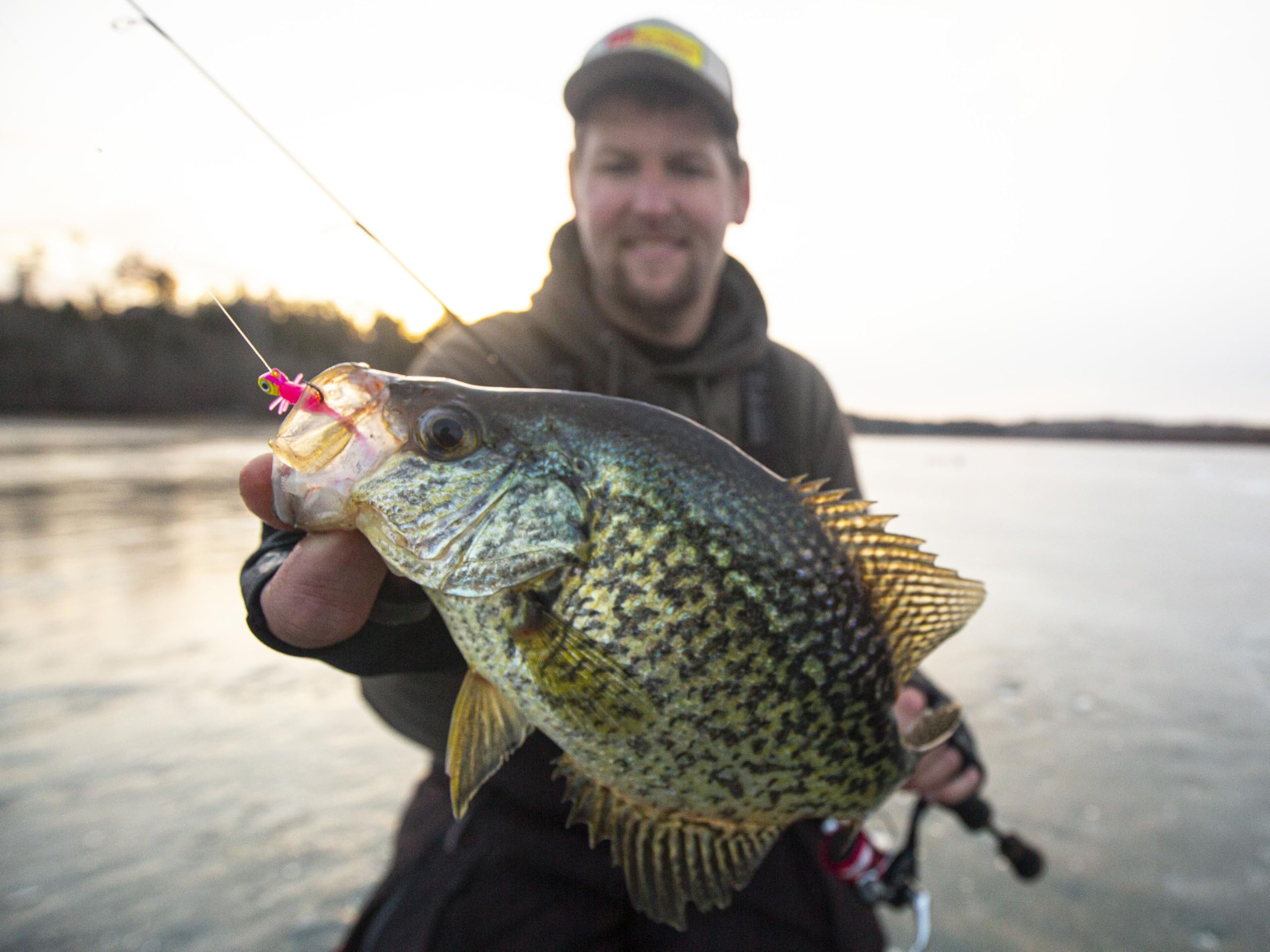 Northland Tackle Ice plastics provide versatile color options for various water conditions.