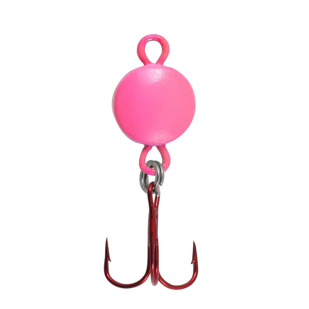 Northland Eye Ball Ice Spoon close-up shows durable hardware and reflective finish for ice fishing