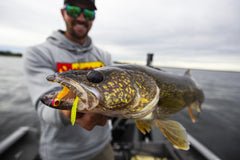 Northland Tackle Eye Candy Jiggin' Leech sleek body creates continuous swimming action.