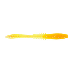 Northland Tackle Eye Candy Jiggin' Leech floating 3.25 inches in Sunrise Core for walleye jigging