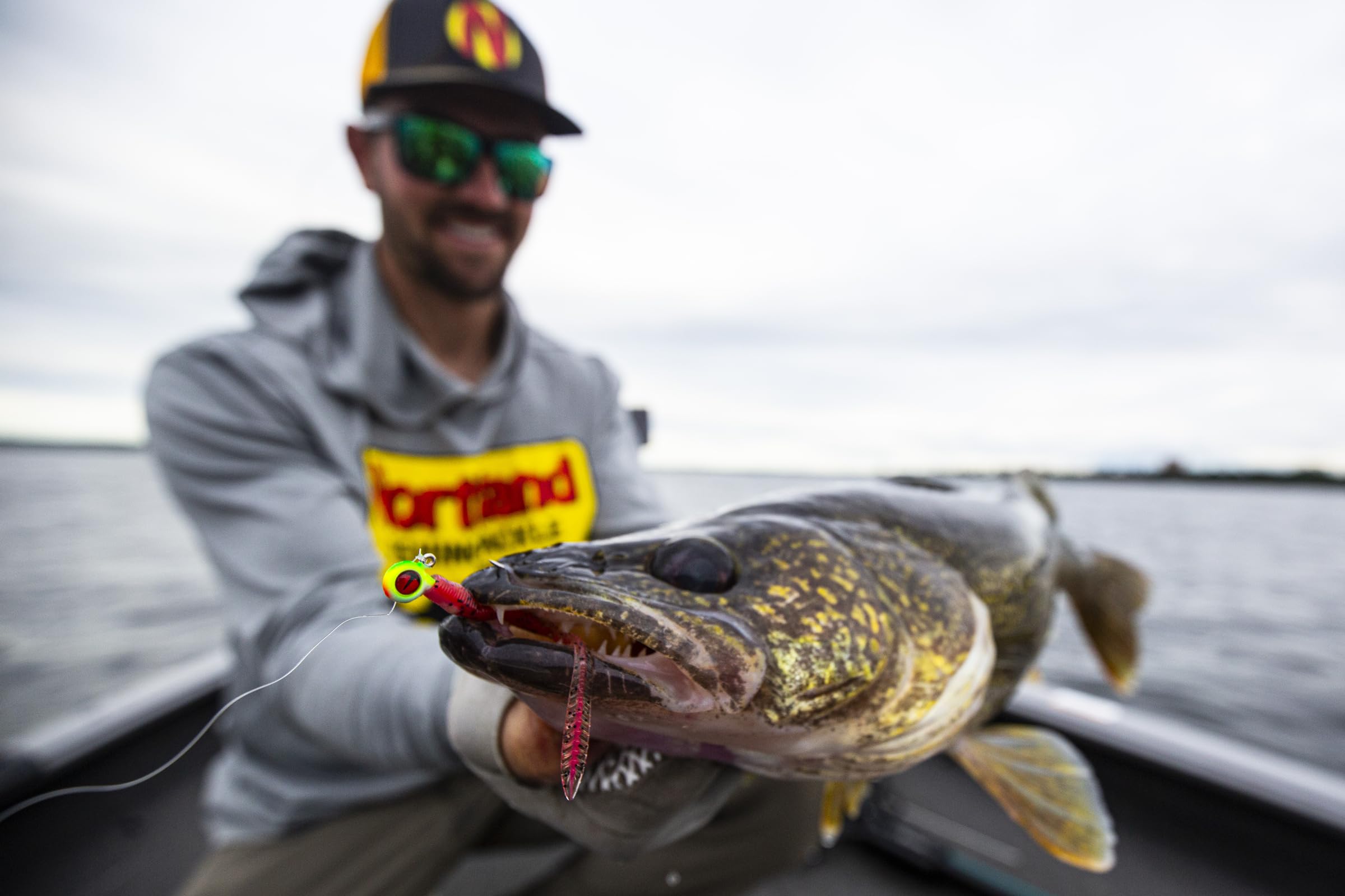 Northland Tackle Eye Candy Jiggin' Leech comes in vibrant colors to match forage.