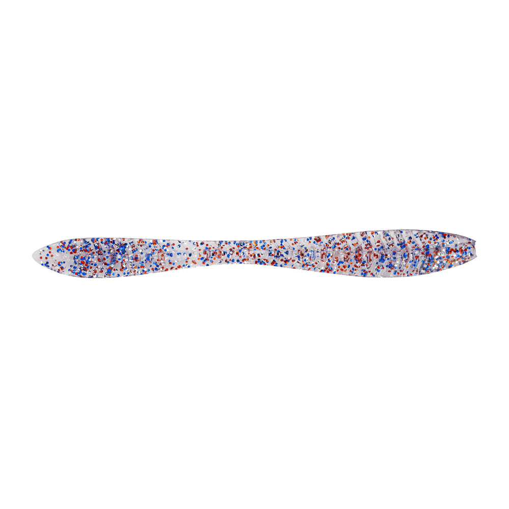Northland Tackle Eye Candy Riggin Leech Firecracker 6in in bright color boosts visibility for walleyes