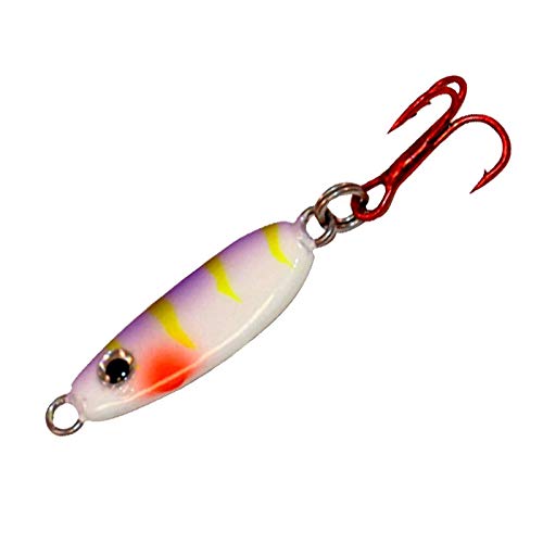 Electric Perch color for FMUVS1-60 forage minnow spoon underwater