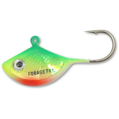 Northland Tackle Forage Minnow Fry holographic body catches light and movement