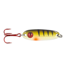 Northland Tackle Forage Minnow Spoon 1/4 oz UV Green Perch with lifelike minnow action