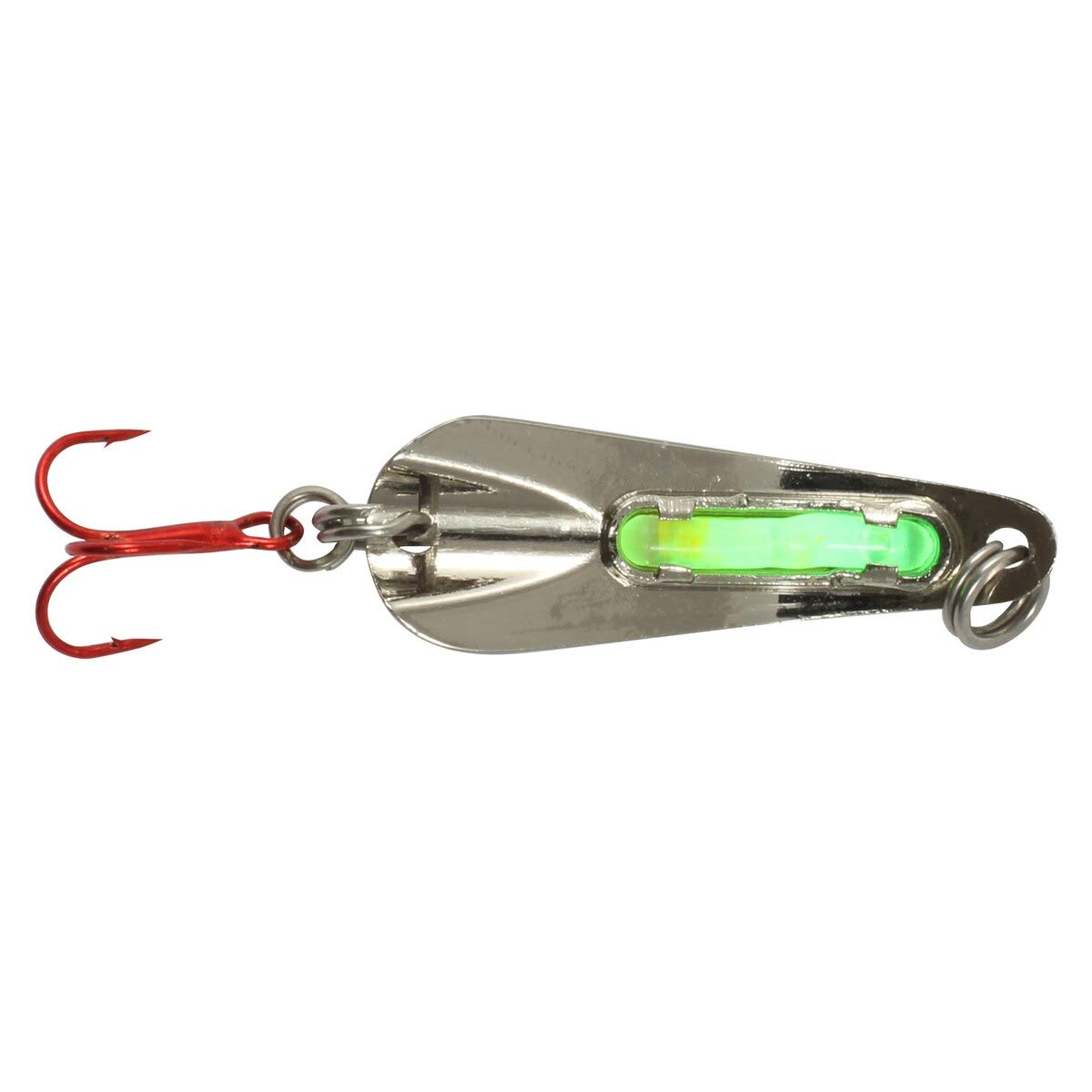 GLO-Shot Spoon live-bait-tips enhances lure attraction