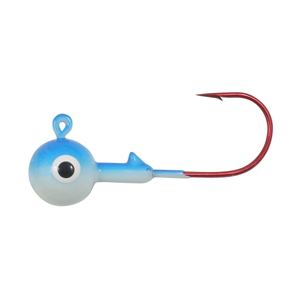Northland Tackle Gum-Ball Jig with GLO Moonlight finish for crappie, walleye, and perch fishing.