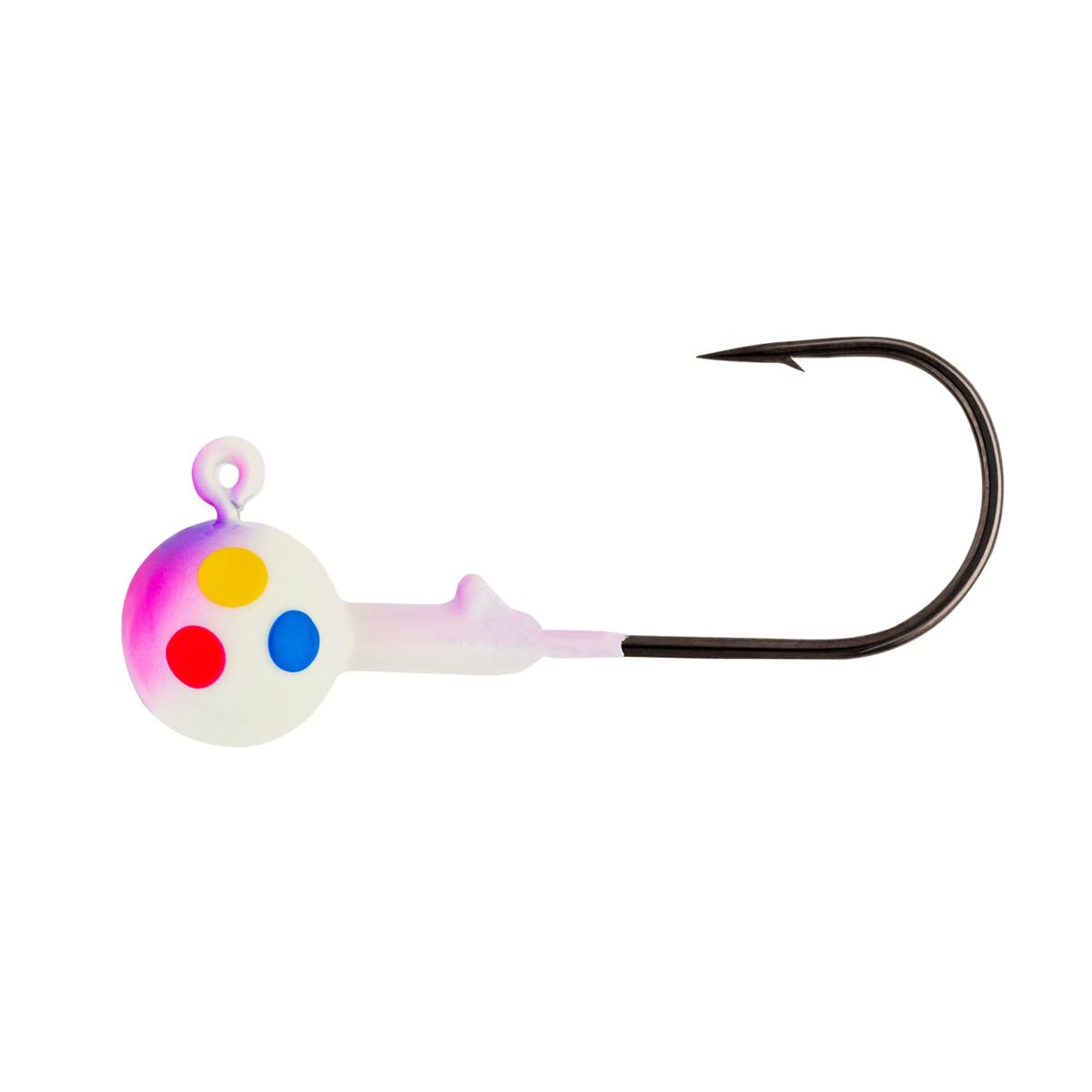 Northland Tackle Gum-Ball Jig Purple Wonder with fluttering action and panfish-friendly finish