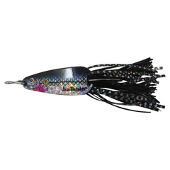 Northland Tackle Jaw-Breaker Spoon Lure, Black Shiner, ideal for weedless top-water bass and pike targeting.