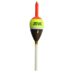 Northland LBS3 Lite-Bite Slip Bobber in oval sunrise suspends bait at depth with slip-grommet ease