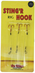 Northland Tackle Lethal Sting'r Hook on bait improves jig bite potential.