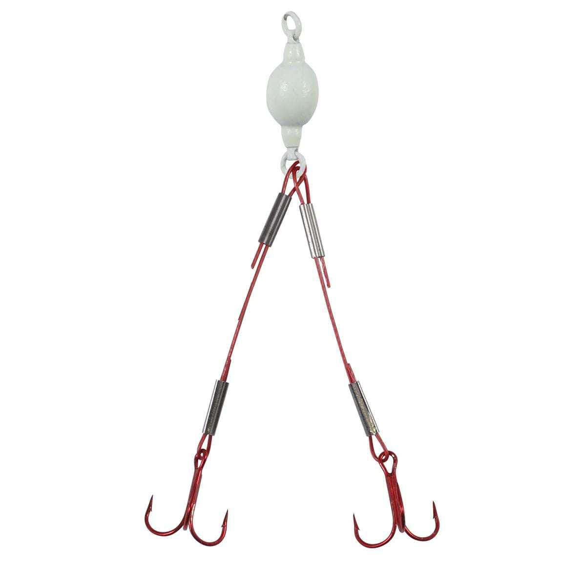 Northland Tackle Mini Predator Rig glow white in use for night fishing and bite-readiness