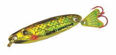 Northland Tackle MOM3-12 Macho Minnow lure in Gold Shiner for ice fishing precision