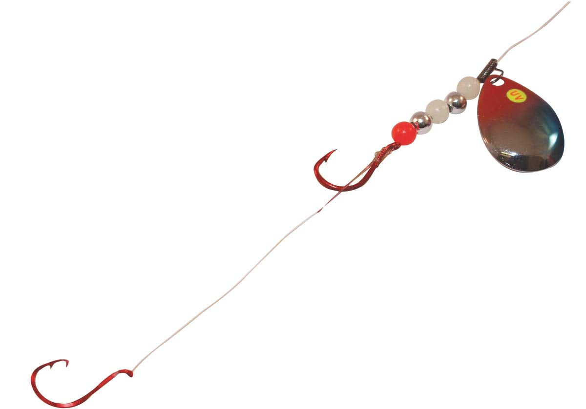Northland Tackle PRO Walleye Crawler Harness deep-cup blade delivers strong thump and vibration.