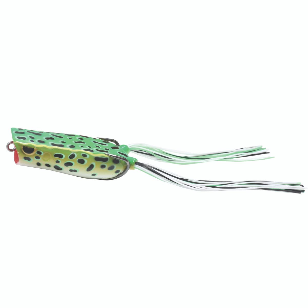 Northland Tackle Reed Runner weedless topwater frog in Green Leopard for exciting surface strikes.