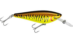 Northland Tackle RMS5-LMY Rumble Monster Shad yellow, ideal for aggressive musky trolling and deep-water work.