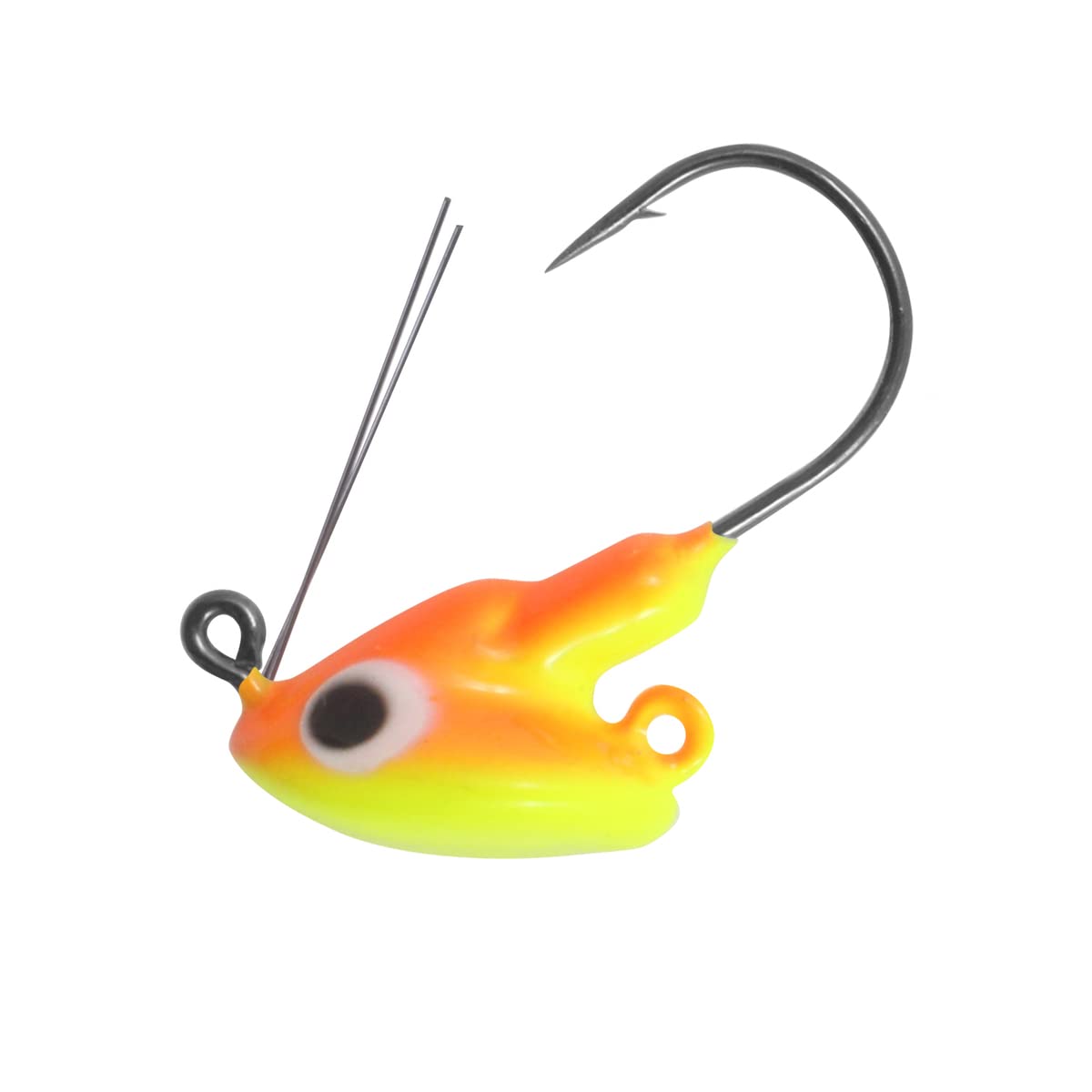 Northland Tackle Stand Up Head Fireball Jig Parakeet with weed guard close-up