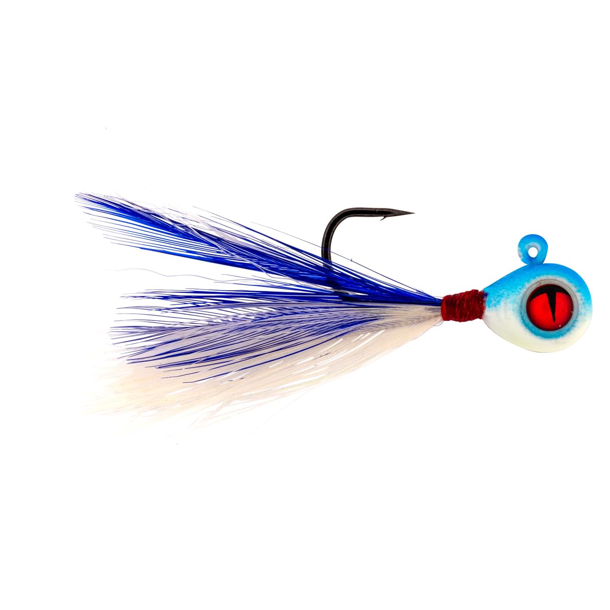 Northland Tackle Tungsten Crappie King Fly Jig with Super-Glo Moonlight, ideal for deeper panfish bites.