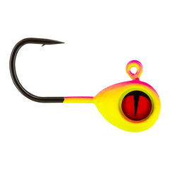 Northland Tackle Tungsten Crappie King Jig in bubblegum color with compact profile for panfish and better sensitivity