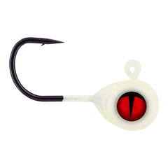 Northland Tackle Tungsten Crappie King Jig white, ultra-sharp hook for panfish mouth precision