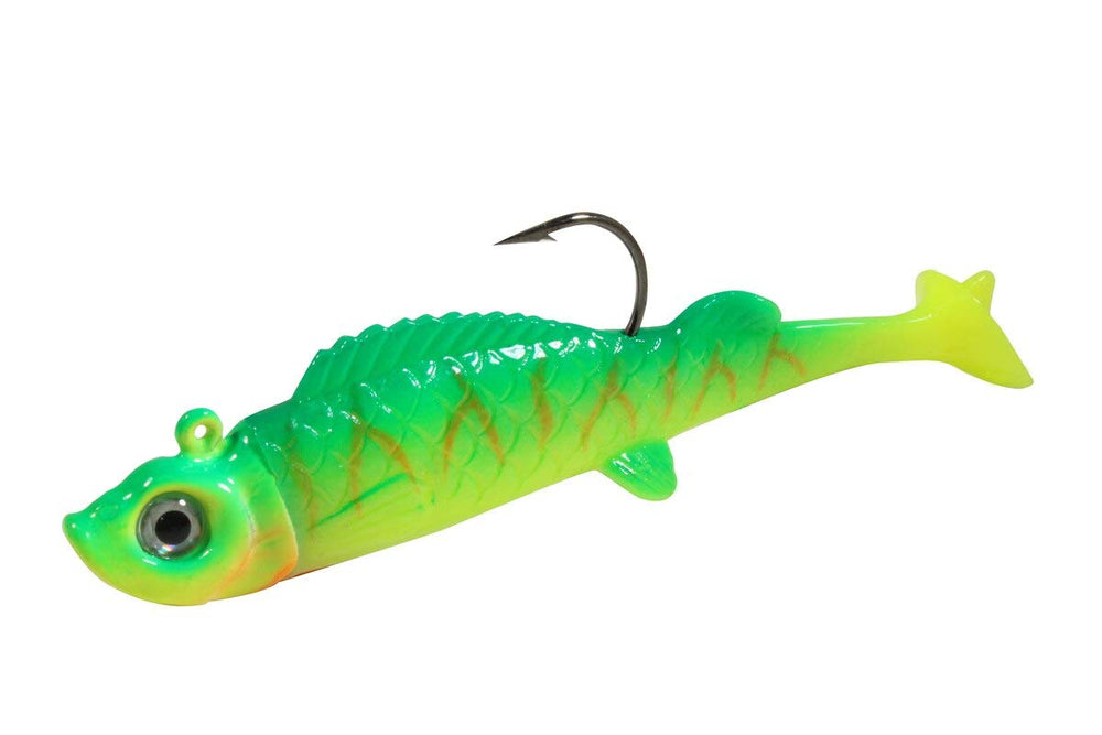 Northland Tackle UV Mimic Minnow packaging detail, shows two-card design for easy stocking.