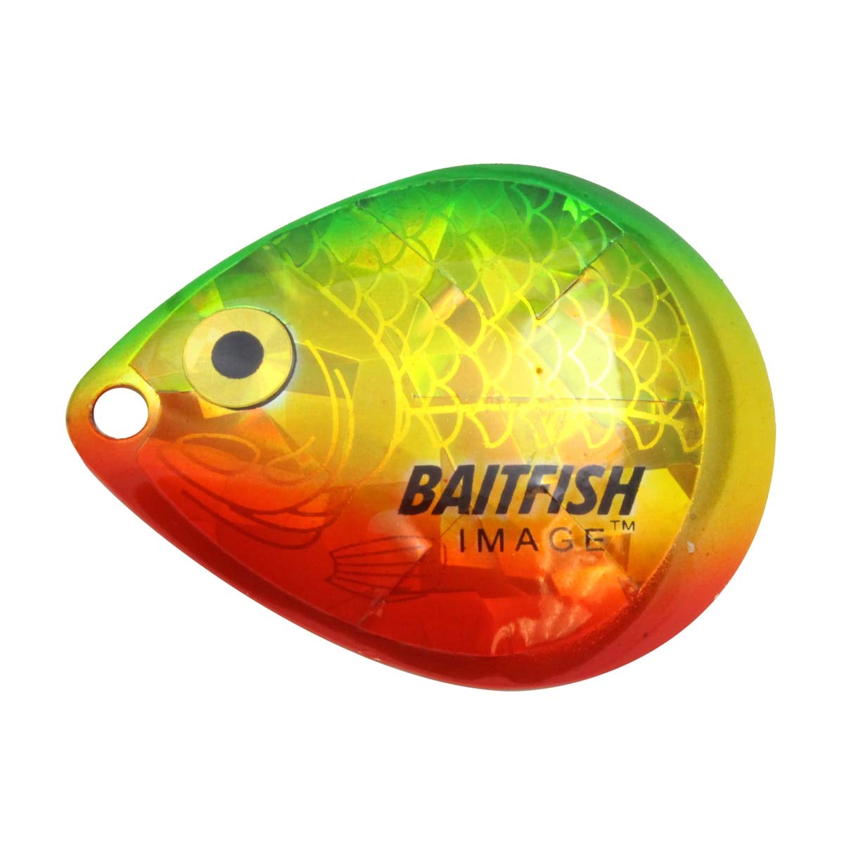 Northland Tackle water reflection shot of spinnerbait in motion