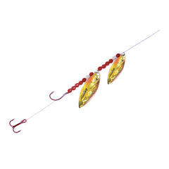 Northland Tackle Mr. Willow Hauler Goby Gold float keeps rig elevated above rocky bottoms.