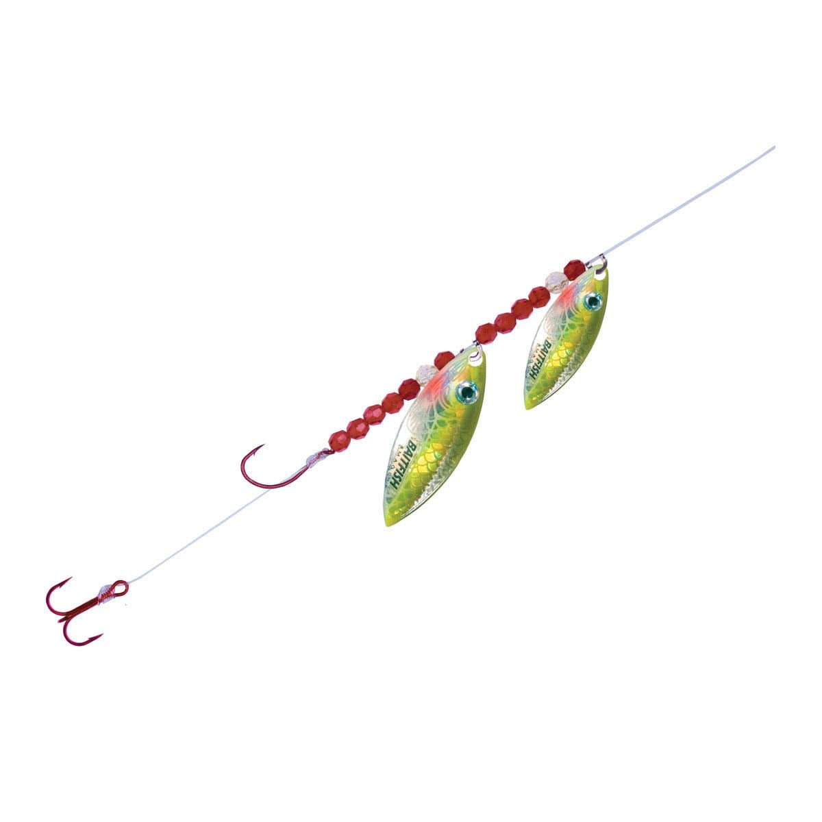 Northland Tackle Mr. Willow Hauler setup with premium hooks supports strong walleye action.
