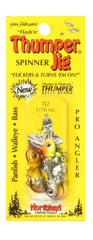 Northland Thumper 1/16oz underspin jighead with thumper blade attracts crappie