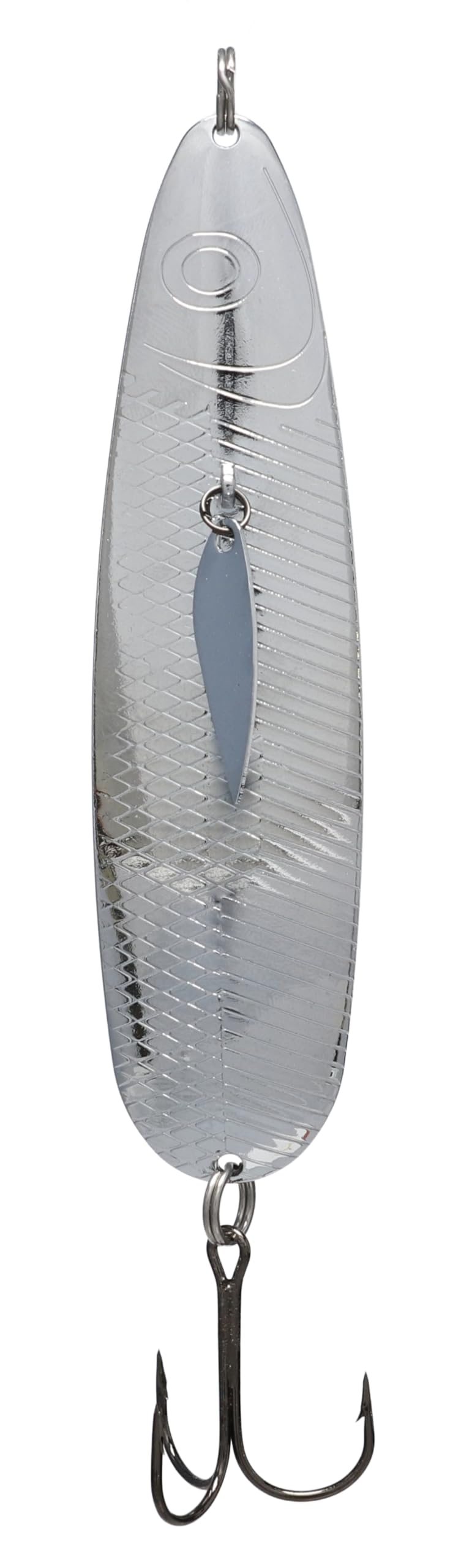 Northland Tackle Thumper casting spoon in silver finish attracts big predators with seductive sways.