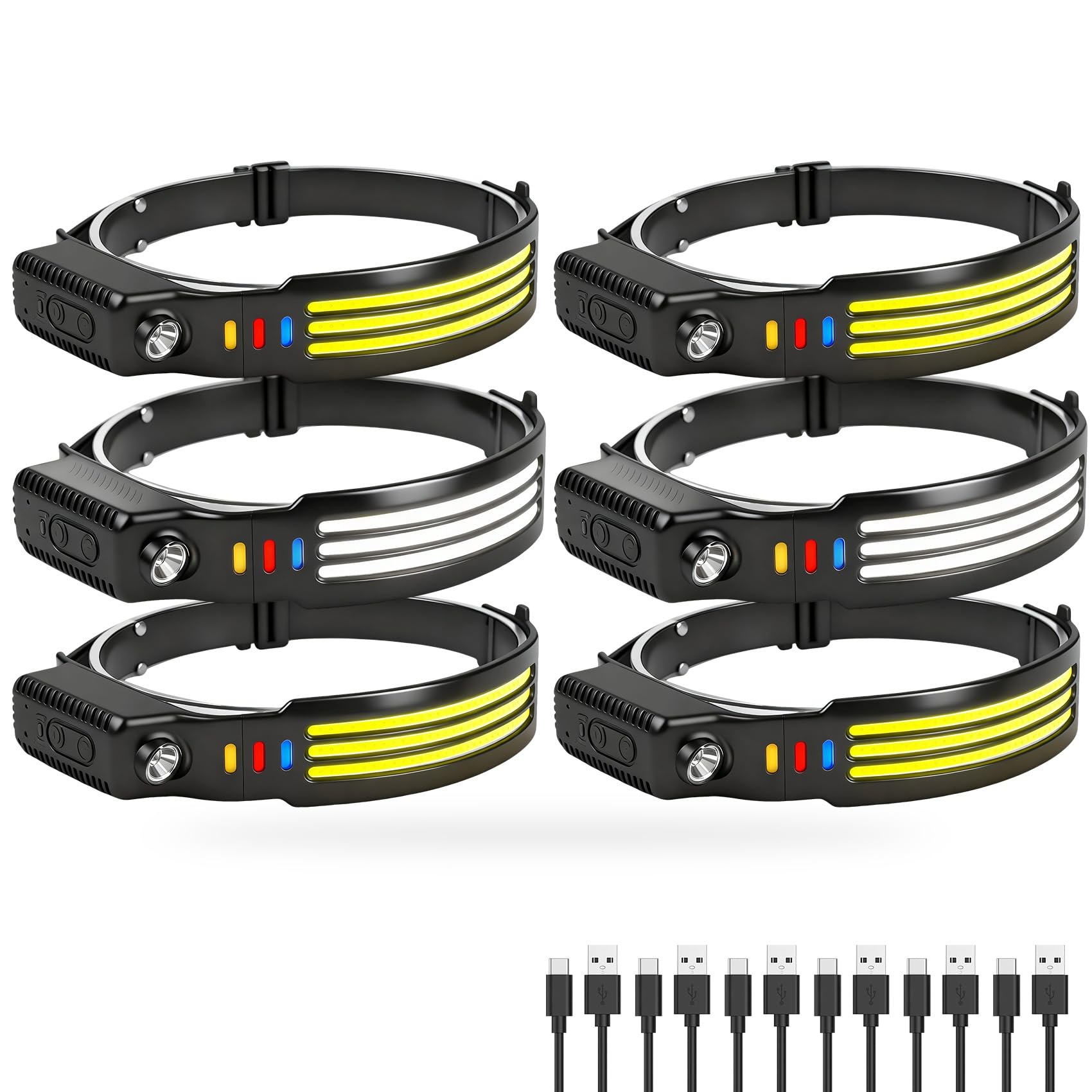 Northlet 6Pack headlamp kit packaging, ideal for camping and gifting.