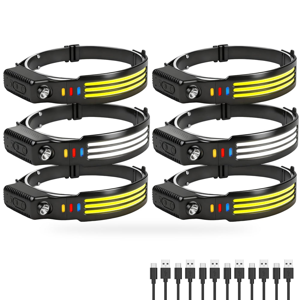Northlet 6Pack headlamp kit packaging, ideal for camping and gifting.