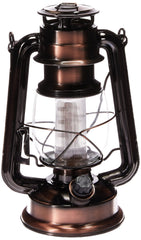 NorthPoint copper vintage lantern hanging outdoors for warm ambience.