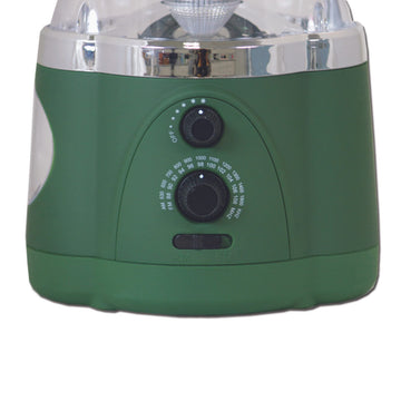 Portable battery-operated design means quick readiness with no wiring.