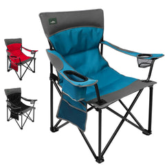 Northroad foldable camping chair open with ample seating space for outdoor comfort