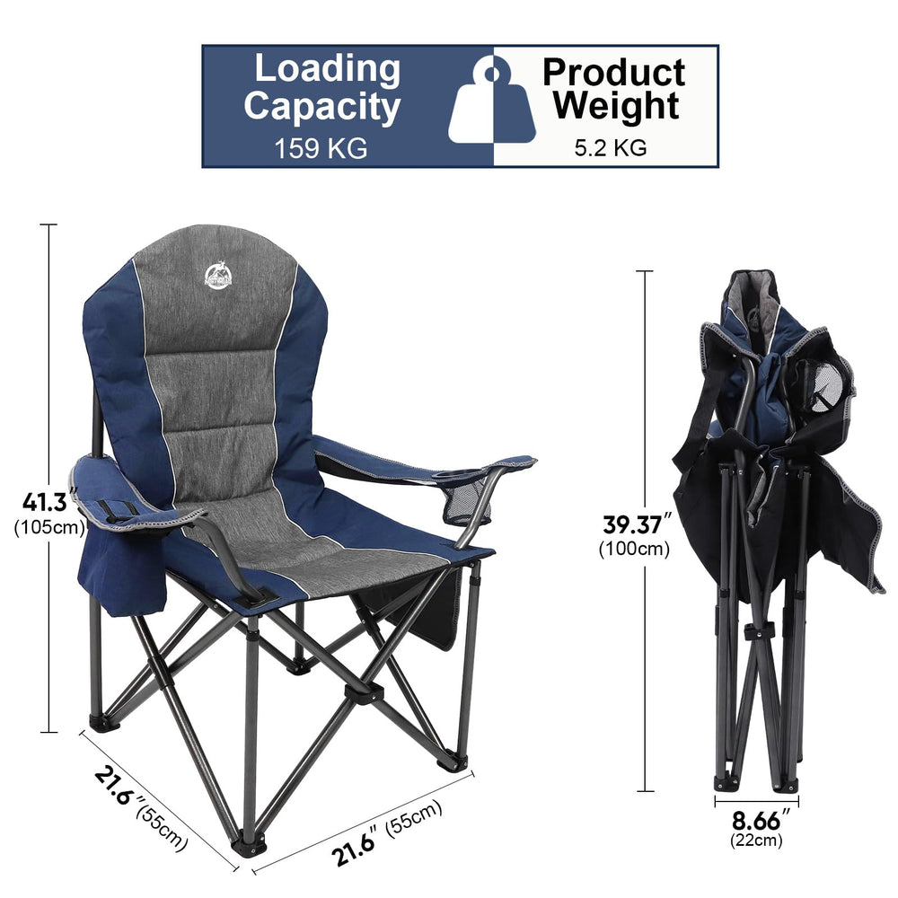 Northroad chair cooler bag preserves beverages cool during sunny outings.