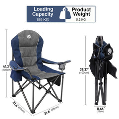 Northroad chair cooler bag preserves beverages cool during sunny outings.