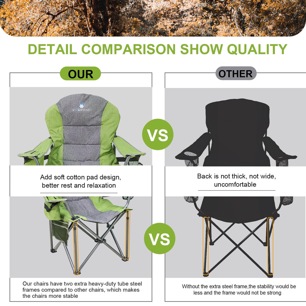 Northroad chair right-arm storage pocket keeps phone and magazines within reach