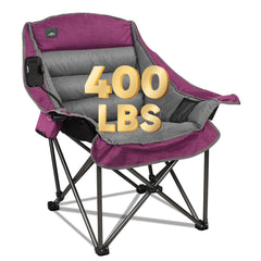Northroad oversized XL padded chair front view offering roomy comfort for outdoor lounging