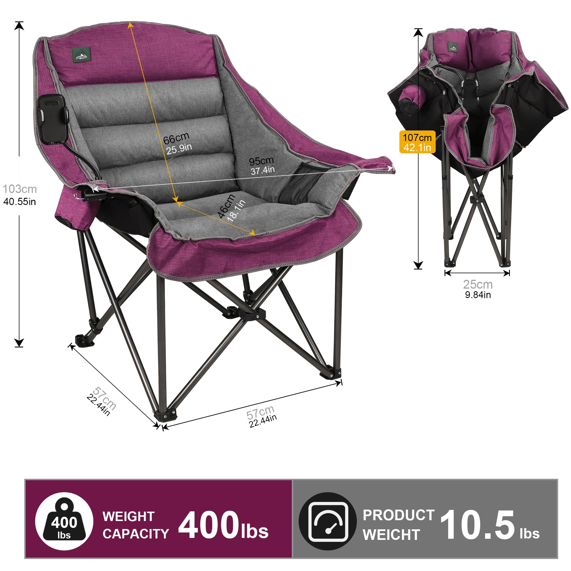 Northroad phone holder closeup highlights built in convenience for sharing scenery outdoors