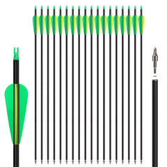 NorthSpoor 30-inch carbon arrows set for precision practice and hunting versatility.