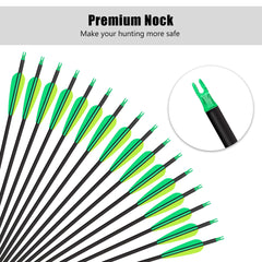 NorthSpoor universal compatibility arrows fit most recurve and compound bows for versatile training.