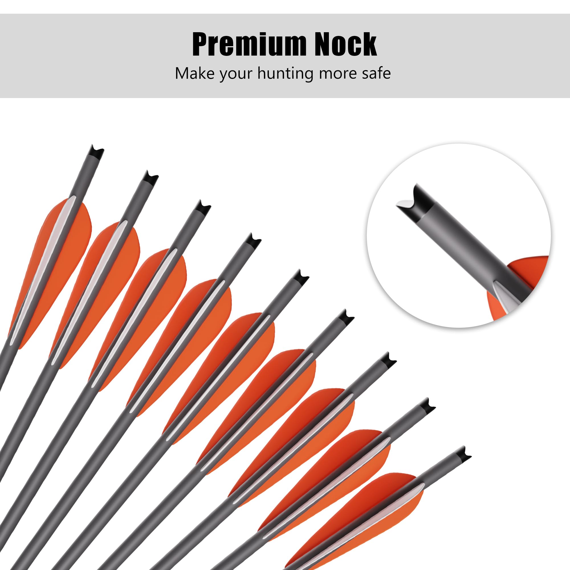 NorthSpoor beginner friendly archery arrow used in practice sessions