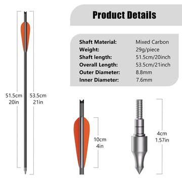 NorthSpoor carbon arrow shaft close up showing carbon fiber construction for durability