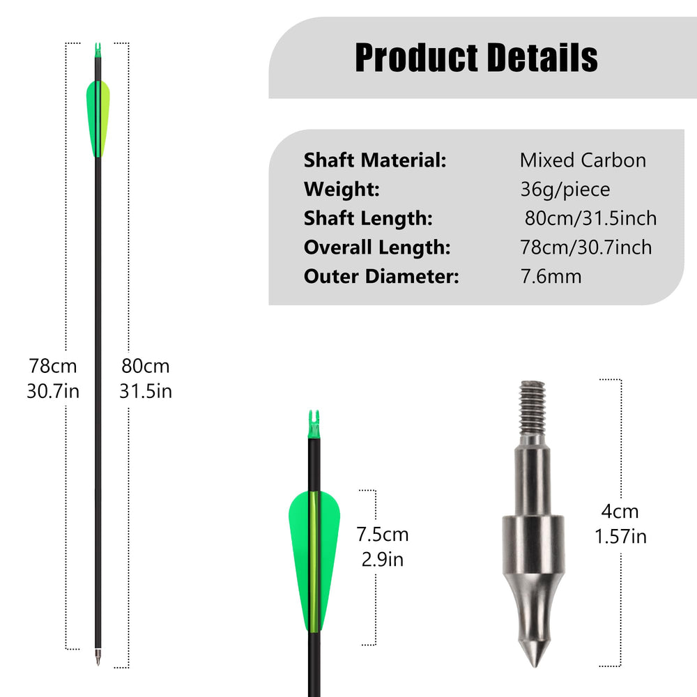 NorthSpoor arrows with removable tips enable quick field maintenance during practice.