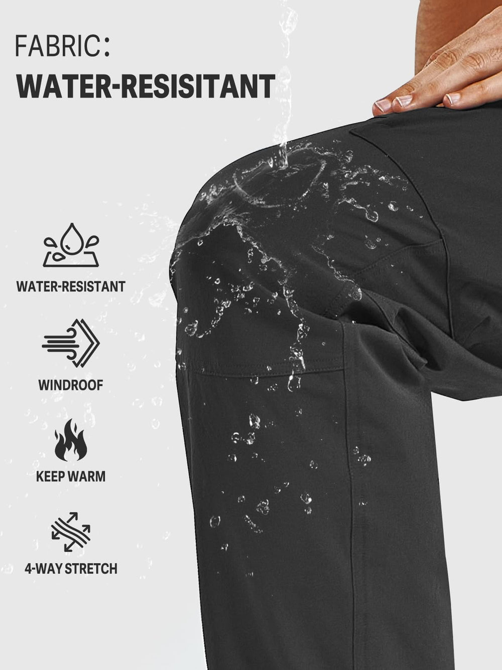 NORTHYARD cargo pants offer convertible cuffs for versatile wear.