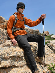 Northyard men's cargo hiking pants right thigh zip pocket keeps tools handy