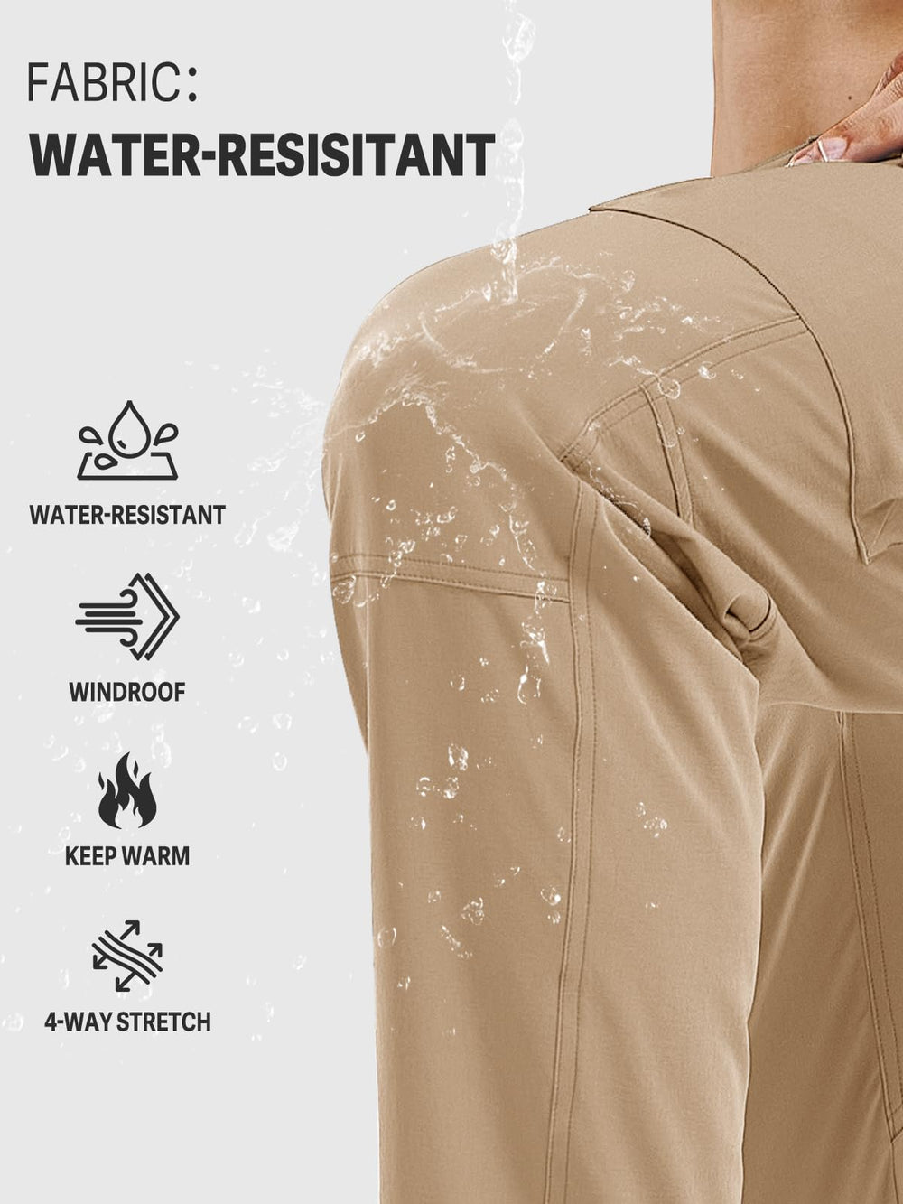 NORTHYARD cargo pants left thigh pocket ideal for pens and gear