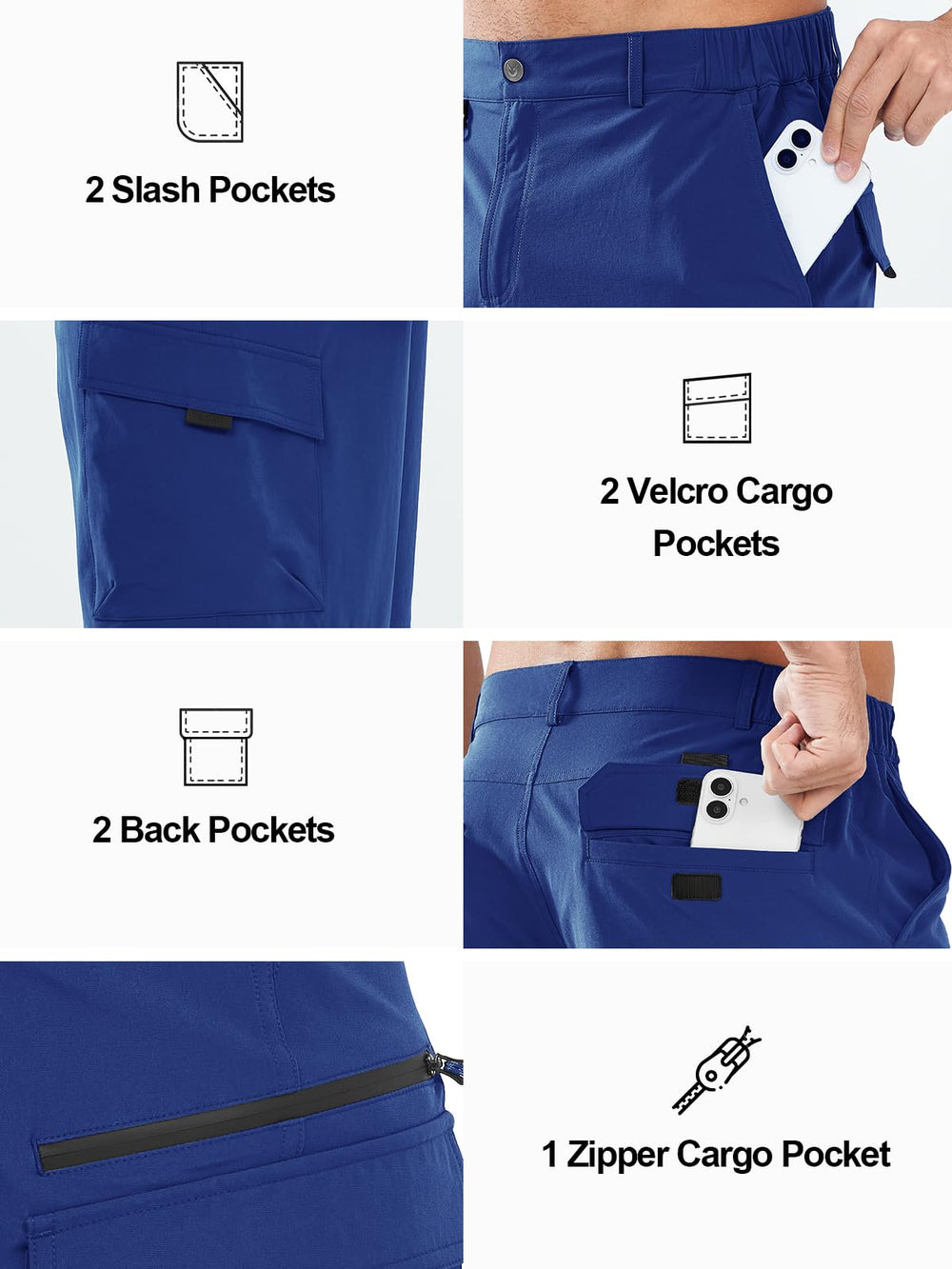 NORTHYARD men's cargo shorts quick-dry fabric texture suitable for hot-weather workouts