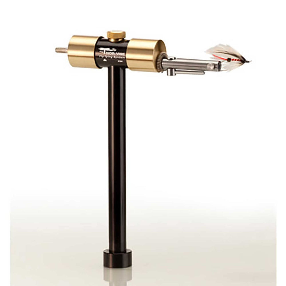 Norvise fly tying system close-up showing rotary jaws for precise, efficient tying.